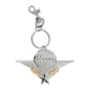 Porte-clés de brevet parachutiste Boussemart insigne de tradition aéroportée
