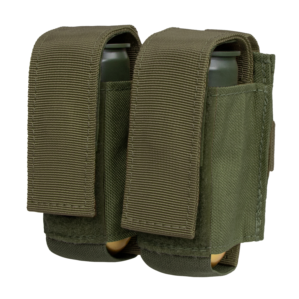 Porte-grenade Condor Double 40 mm rabats réglables à pression et fixation MOLLE