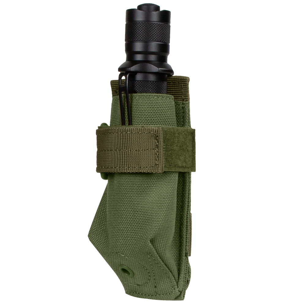 Porte-lampe Condor Flashlight Pouch ouvert diamètre 38 mm profondeur 10 cm