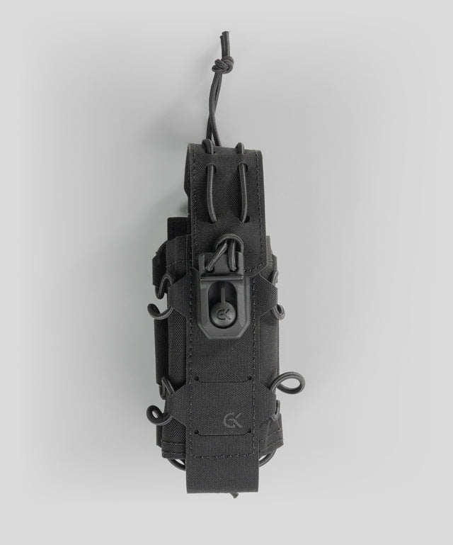 Porte-lampe GK Dutycall réglable sur platine MOLLE en deux finitions