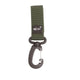 Porte-mousqueton Mil-Tec MOLLE en polypropylène largeur 2,5 cm longueur 7 cm avec auto-agrippant