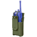 Porte-radio Condor Patrol Gen II ouvert côtés élastiques retenue par cordon