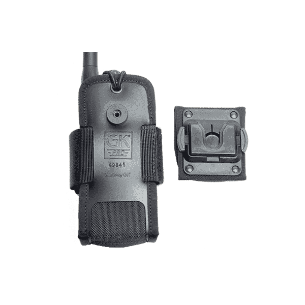 Porte-radio universel GK Pro fixation PIVOCLIP passant tri-fold ceinturon 50 mm