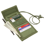Portefeuille Condor Vault trois volets six porte-cartes et tour de cou amovible