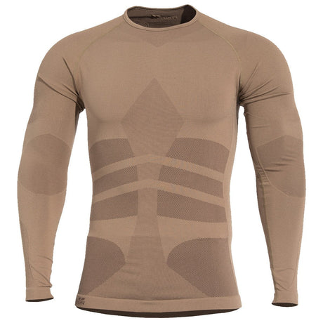 Première couche thermorégulatrice Pentagon Plexis manches longues maille respirante coupe près du corps