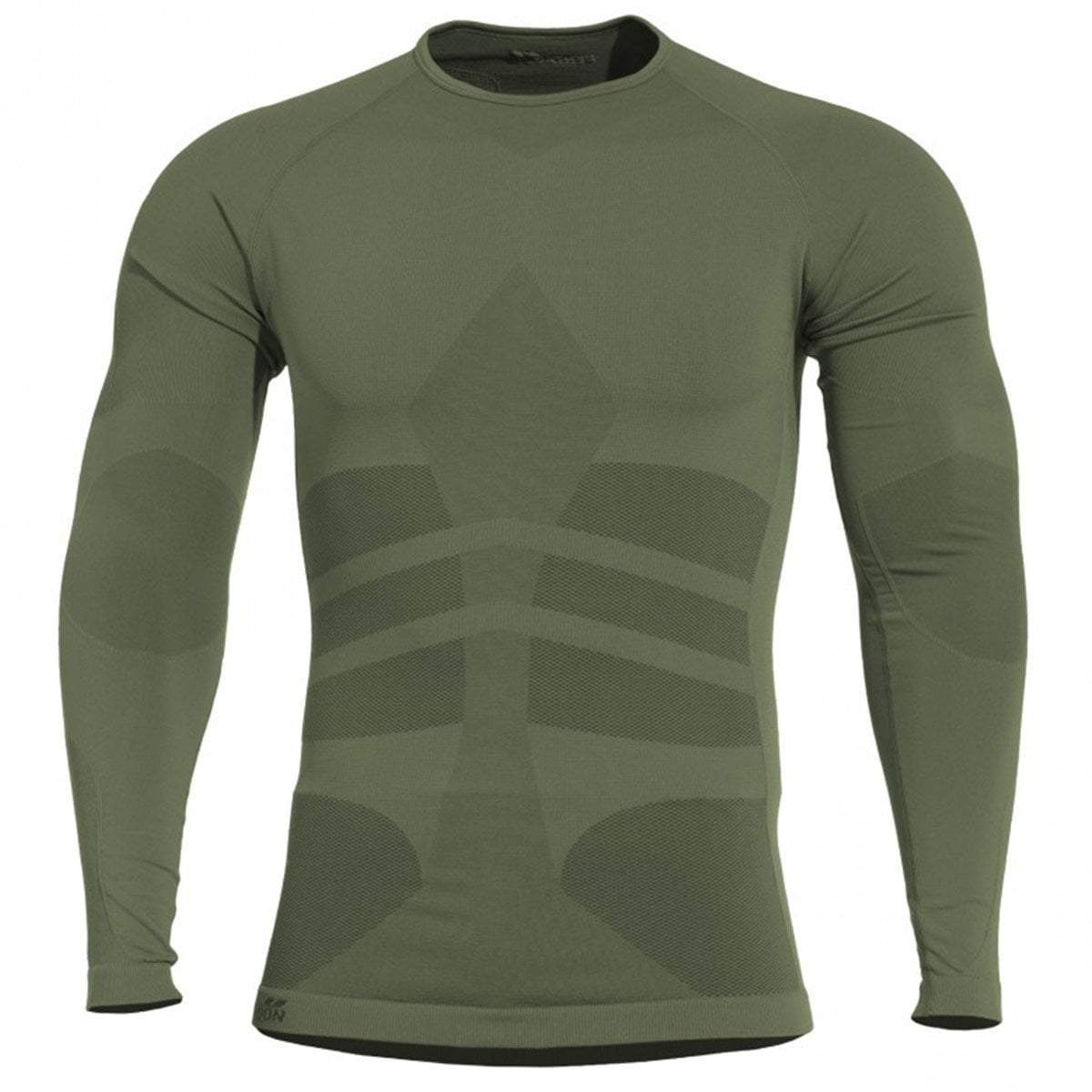 Première couche thermorégulatrice Pentagon Plexis manches longues maille respirante coupe près du corps