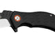 Couteau pliant QSP Eagle acier D2 lame 77 mm lame karambit fil lisse