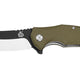 Couteau pliant QSP Snipe acier D2 lame 91 mm lame clip point fil lisse