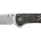 Couteau pliant QSP Hawk 131S acier Damas lame 82 mm lame drop point