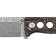 Couteau de cou QSP Canary 141F acier Damas lame 63 mm lame drop point