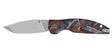 Couteau pliant QSP Turtle Punk acier 14C28N lame 88 mm lame tanto