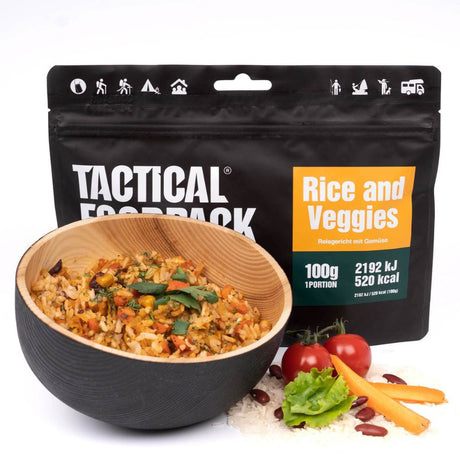 Ration lyophilisée Tactical Foodpack Riz & Légumes