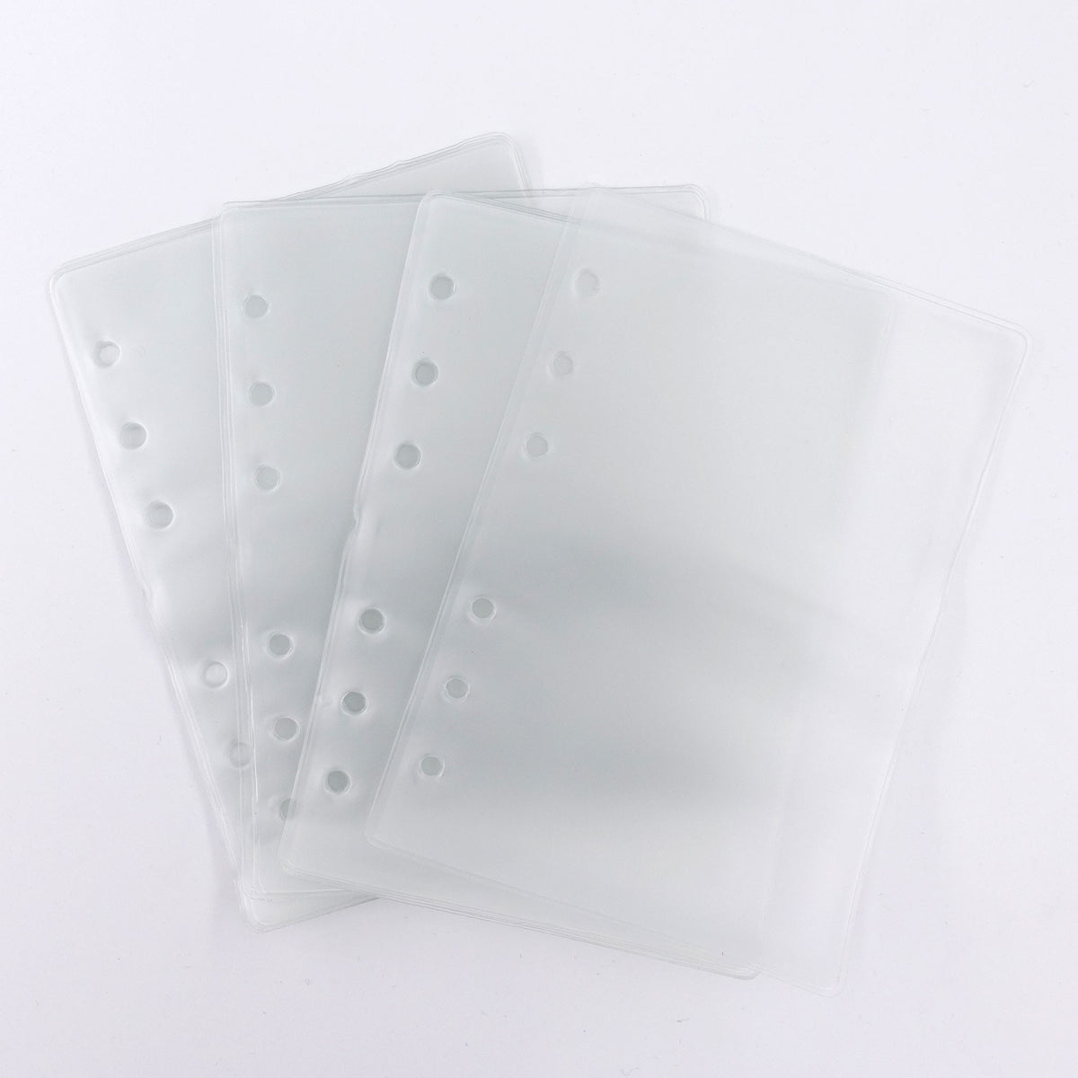 Recharge de 10 pochettes plastifiées six trous Opex pour classeur A6 14,8 x 10,5 cm