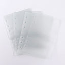 Recharge de 10 pochettes plastifiées six trous Opex pour classeur A6 14,8 x 10,5 cm