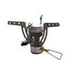 Réchaud Mil-Tec Spider acier inoxydable cartouche gaz 1 800 W 135 g avec boîtier polyéthylène