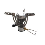 Réchaud Mil-Tec Spider acier inoxydable cartouche gaz 1 800 W 135 g avec boîtier polyéthylène