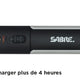 Appareil à impulsion électrique Sabre Red 1,75 µC avec lampe 200 lumens USB-C