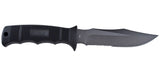 Couteau à lame fixe SOG Seal Pup acier AUS8 lame 121 mm lame clip point