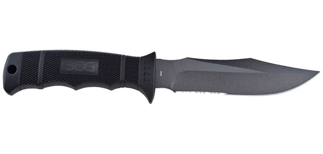 Couteau à lame fixe SOG Seal Pup acier AUS8 lame 121 mm lame clip point