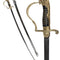 Sabre prussien à tête de lion Mil-Tec reproduction acier au carbone 97 cm avec fourreau