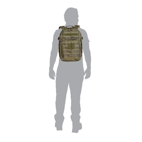 Sac à dos 5.11 Tactical RUSH 12 2.0 24 L en nylon hydrofuge avec compartiment ordinateur