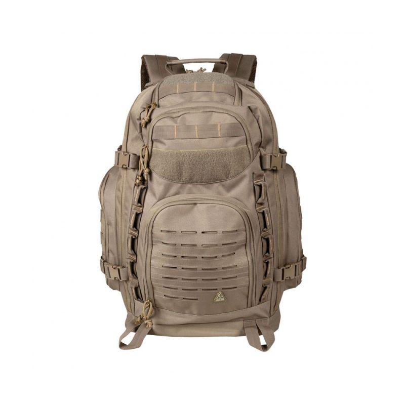 Sac à dos Ares Trek 60L en polyester 600D enduit PVC, dos ventilé et porte-piolets