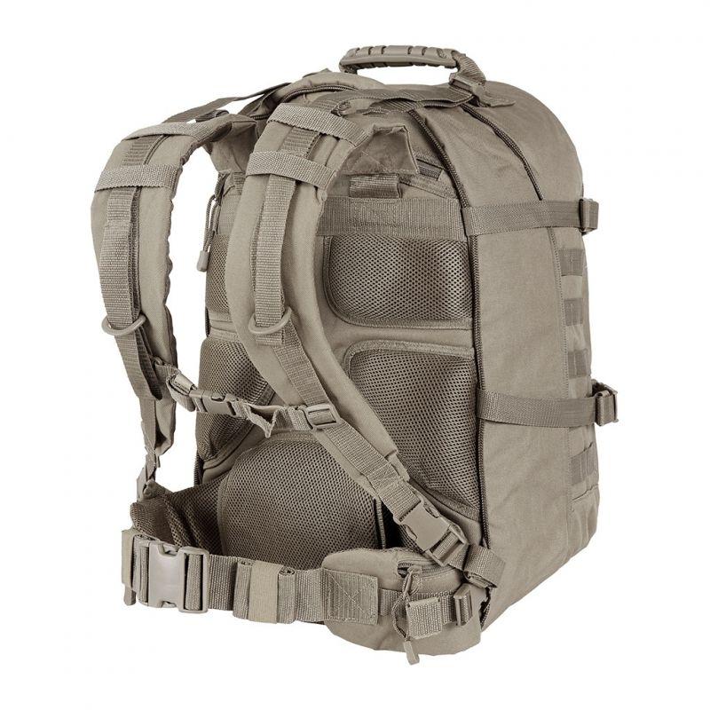 Sac à dos Ares modulable 45/60L à soufflet, dos rigide et système MOLLE, environ 2 kg