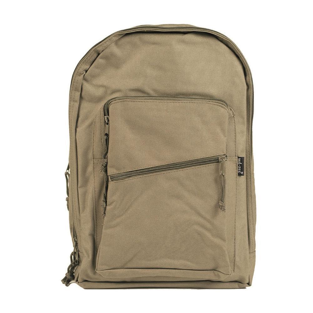 Sac à dos Mil-Tec Day Pack 25L polyester enduit PVC avec organisateur et bretelles rembourrées