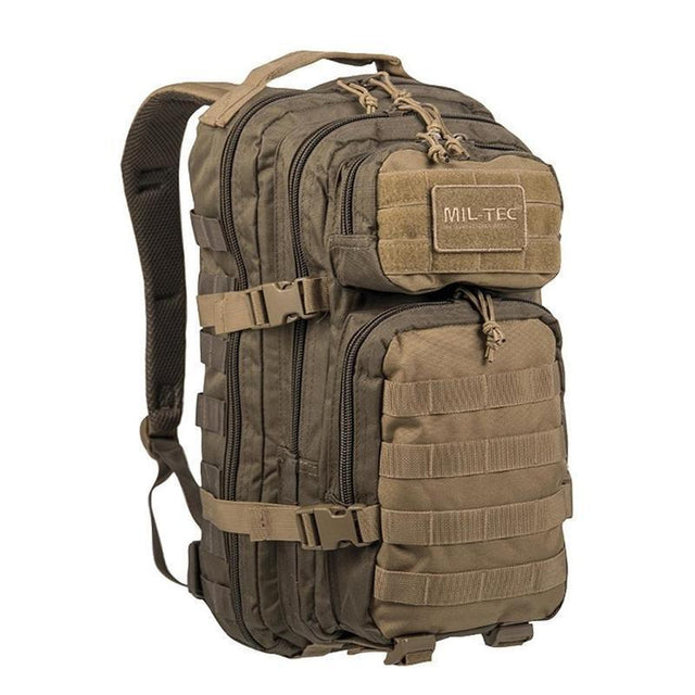 Sac à dos Mil-Tec US Assault Small 20L version bicolore polyester enduit PVC MOLLE 42 × 20 × 25 cm