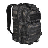 Sac à dos d'assaut Mil-Tec US 36 litres polyester 600D enduit PVC compartiment hydratation et MOLLE classique