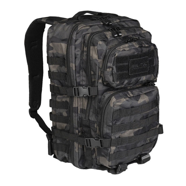 Sac à dos d'assaut Mil-Tec US 36 litres polyester 600D enduit PVC compartiment hydratation et MOLLE classique