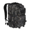 Sac à dos d'assaut Mil-Tec US 36 litres polyester PVC avec système Laser Cut frontal et compartiment hydratation
