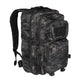 Sac à dos d'assaut Mil-Tec US 36 litres polyester PVC avec système Laser Cut frontal et compartiment hydratation