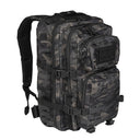 Sac à dos d'assaut Mil-Tec US 36 litres polyester PVC avec système Laser Cut frontal et compartiment hydratation