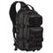 Sac à dos d'assaut mono-bretelle Mil-Tec 25 litres polyester enduit polyuréthane avec poignée paracord et mousqueton ABS