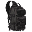 Sac à dos d'assaut mono-bretelle Mil-Tec 25 litres polyester enduit polyuréthane avec poignée paracord et mousqueton ABS