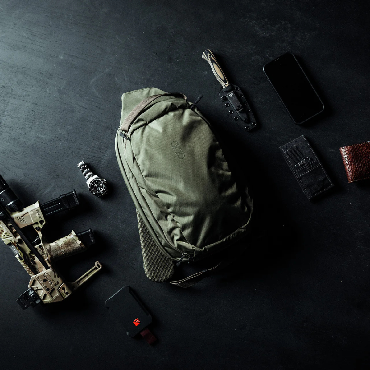 Sac à dos mono-bretelle tactique Eberlestock Fade Sling 9,4 L ambidextre pour port dissimulé