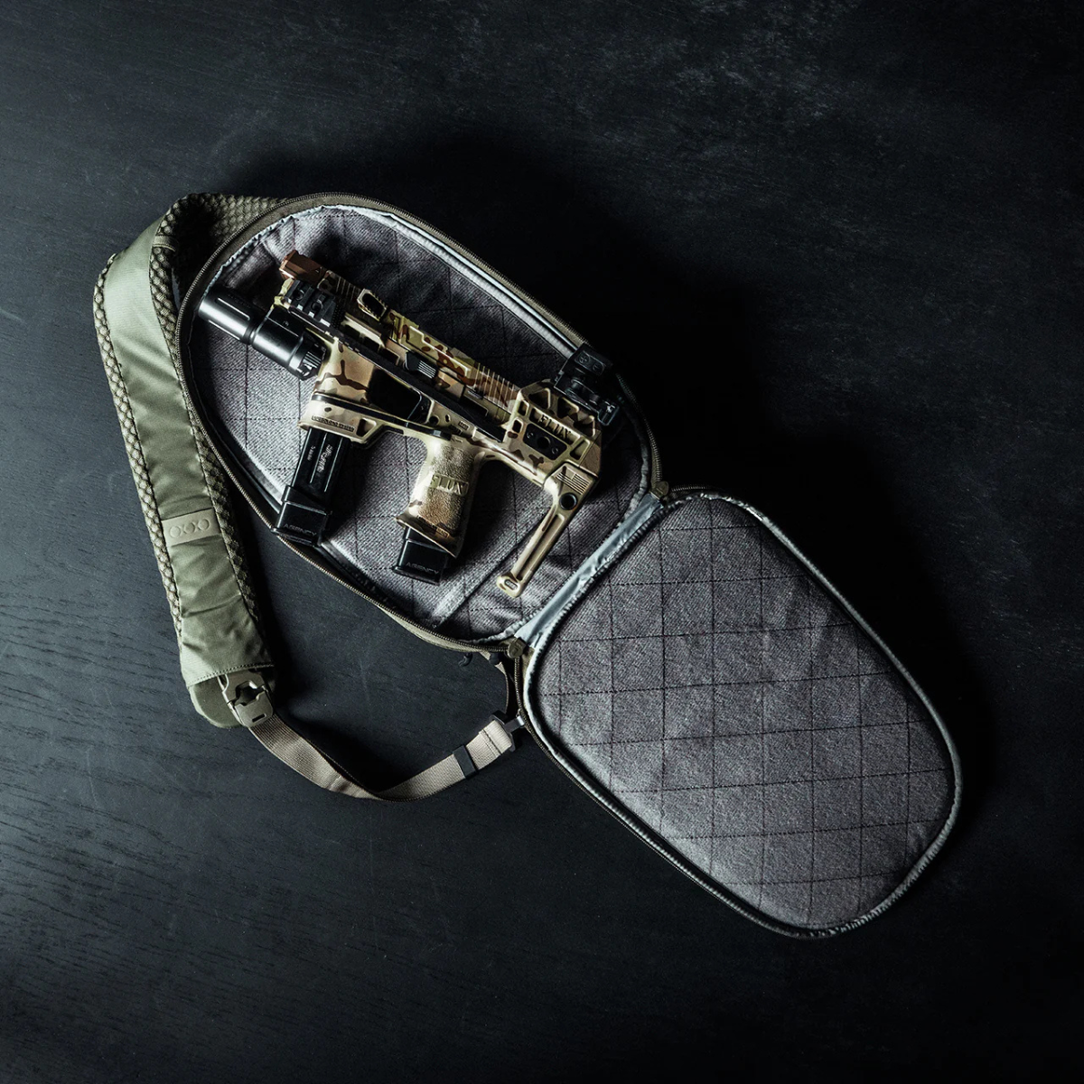 Sac à dos mono-bretelle tactique Eberlestock Fade Sling 9,4 L ambidextre pour port dissimulé