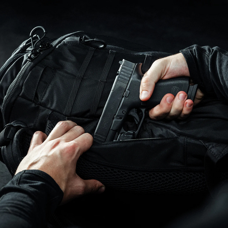 Sac à dos tactique EDC Eberlestock Little Trick 27/31 L à fourreau et compartiment dissimulé