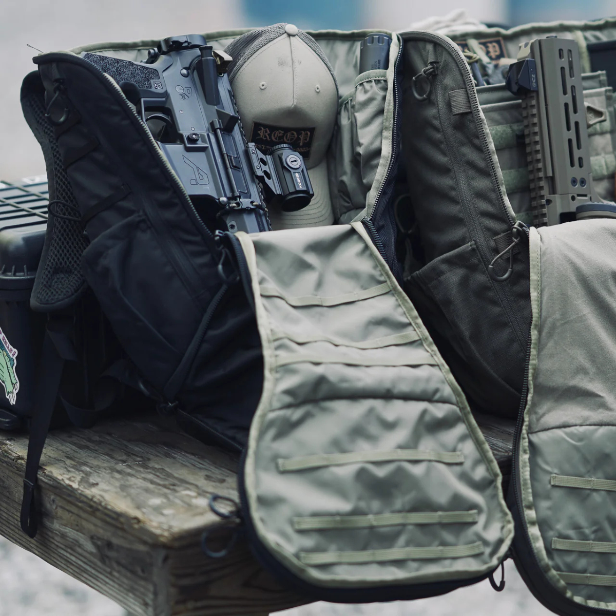 Sac à dos tactique EDC Eberlestock Little Trick 27/31 L à fourreau et compartiment dissimulé