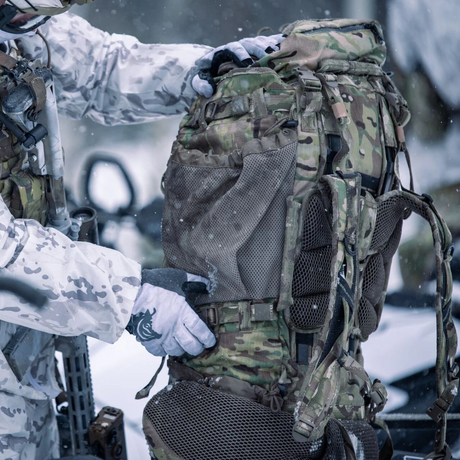 Sac à dos tactique Eberlestock Battleship V90 121 L à double accès haut et frontal avec cloison