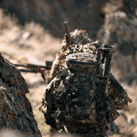 Sac à dos tactique Eberlestock Gunslinger II 44 L avec fourreau d'arme et cadre Intex-II