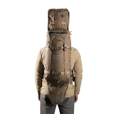 Sac à dos tactique Eberlestock Gunslinger II 44 L avec fourreau d'arme et cadre Intex-II