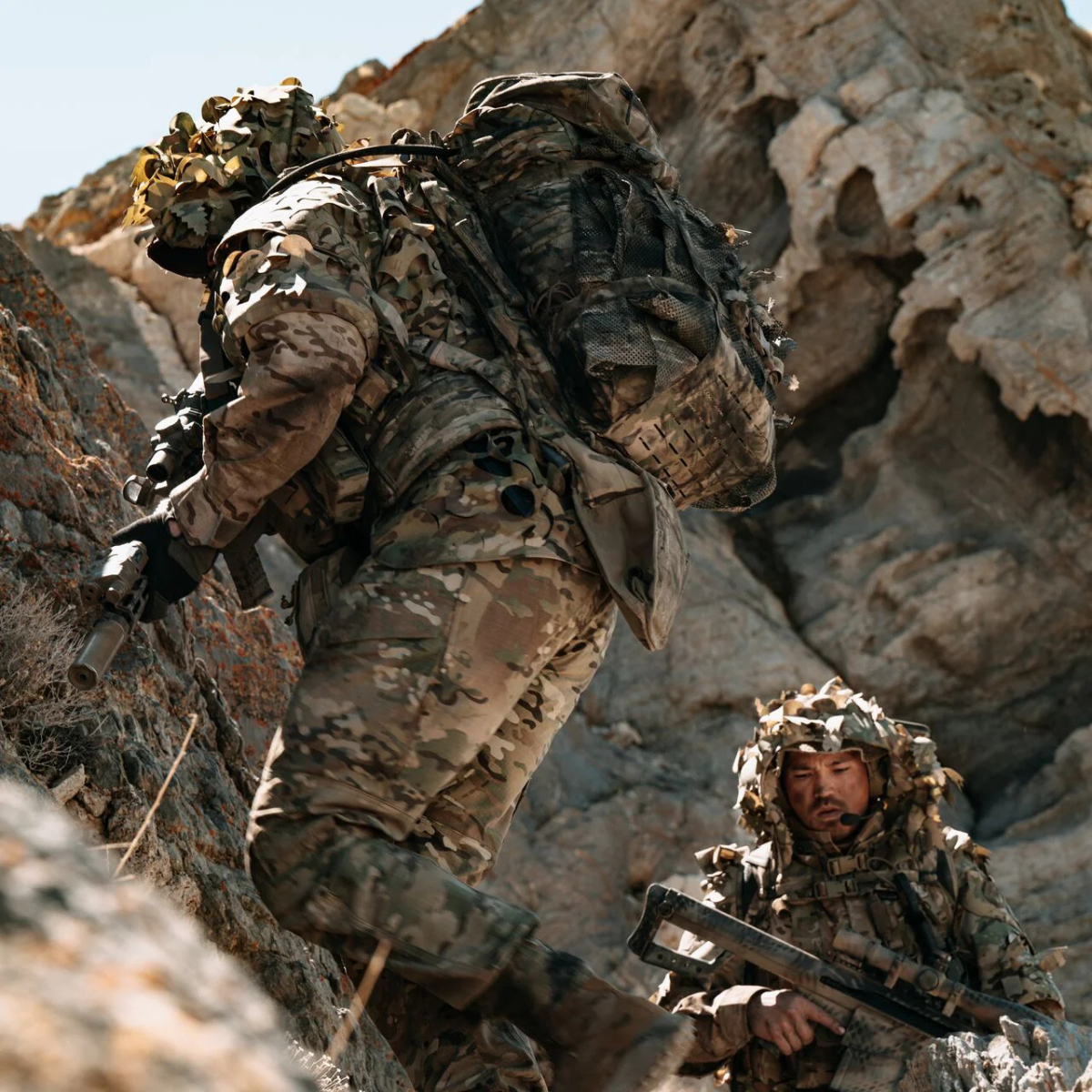 Sac à dos tactique Eberlestock Gunslinger II 44 L avec fourreau d'arme et cadre Intex-II