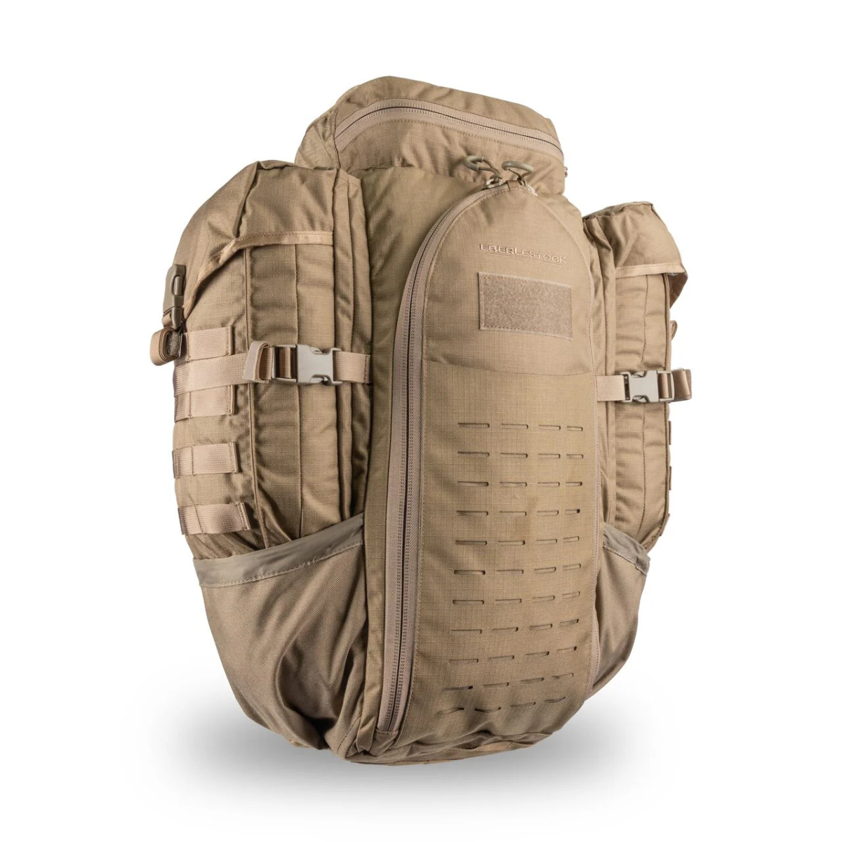 Sac à dos tactique Eberlestock Halftrack 43 L compatible radio PRC-117 avec housse de pluie