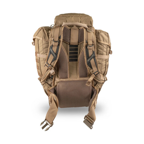 Sac à dos tactique Eberlestock Halftrack 43 L compatible radio PRC-117 avec housse de pluie