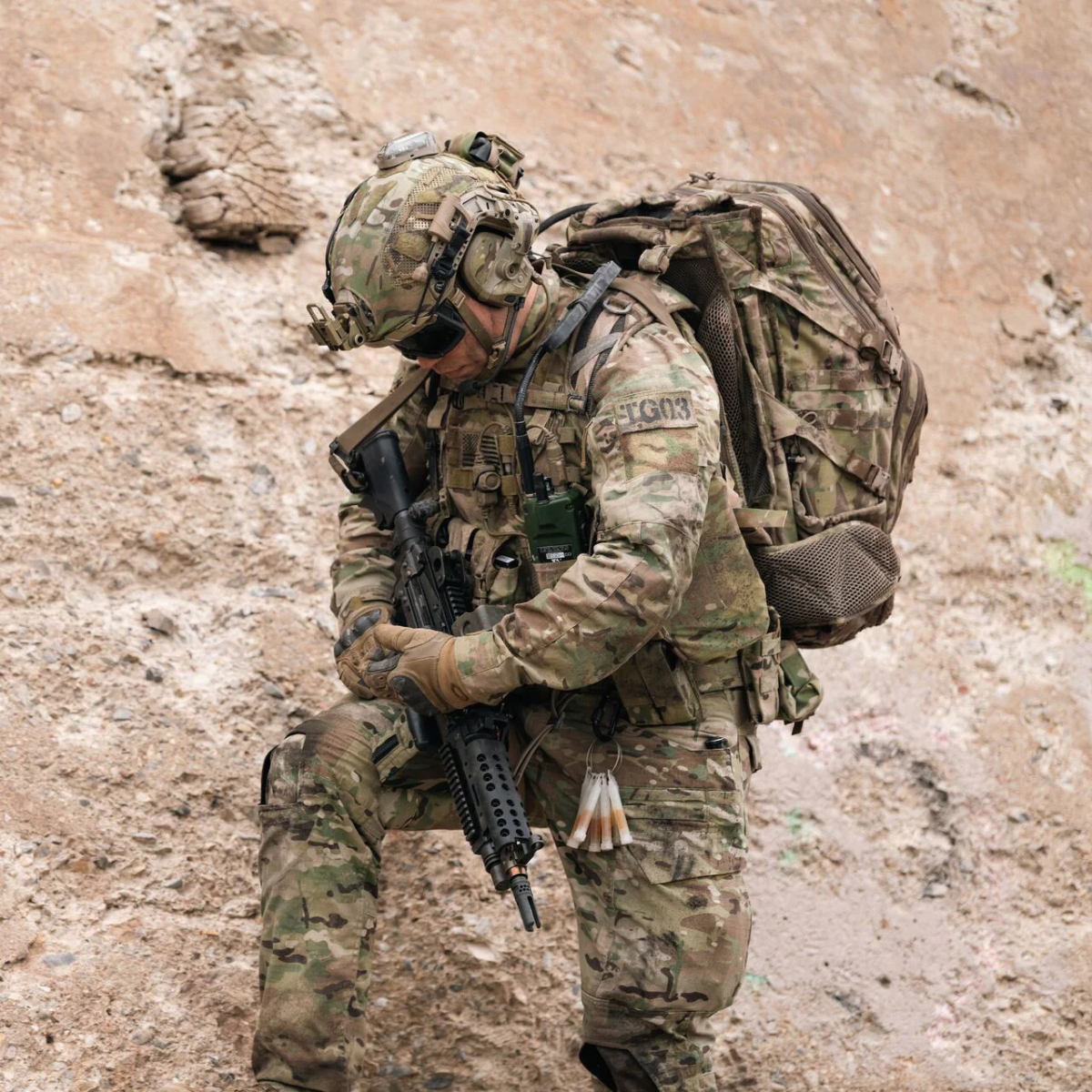 Sac à dos tactique Eberlestock LoDrag II 38 L léger avec fourreau d'arme et manchon d'hydratation