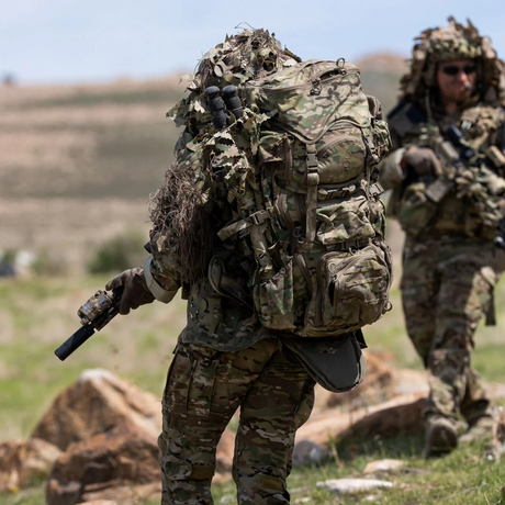 Sac à dos tactique Eberlestock Operator G4 98 L avec fourreau intégré, cadre Intex-II et rabat supérieur amovible
