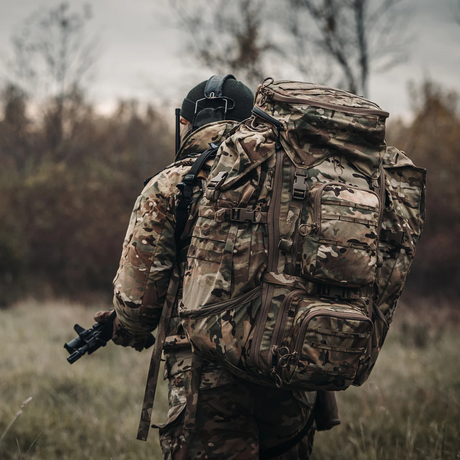 Sac à dos tactique Eberlestock Operator G4 98 L avec fourreau intégré, cadre Intex-II et rabat supérieur amovible