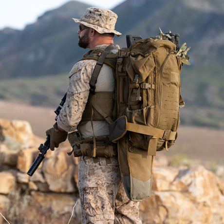 Sac à dos tactique Eberlestock Phantom G3 43 L pour tireur de précision, fourreau amovible et cloison repliable